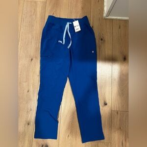 NWT Figs Women’s High Waist Yola Scrub Pants Royal Blue SP